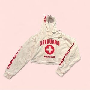 Lifeguard Palm Beach Cropped Hoodie